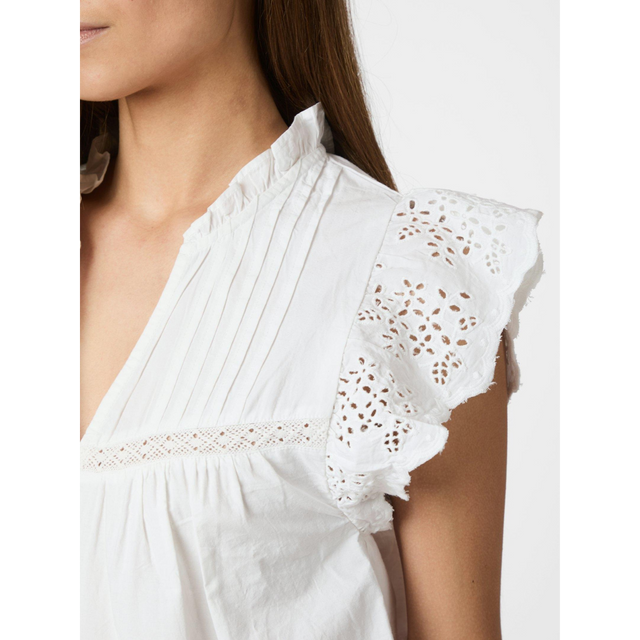 Neo Noir Kyoti Embroidery Top