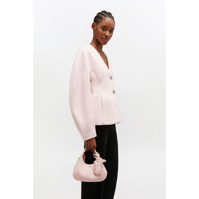 Ganni Hobo Mini Grained