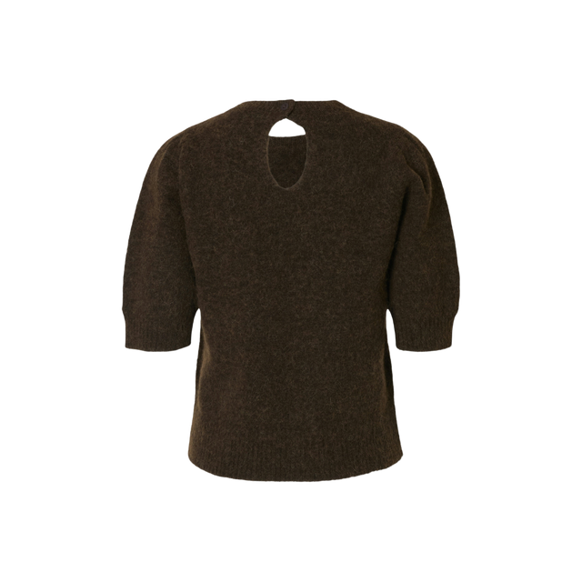 Selected Women Lulu Open Back Knit O-Neck