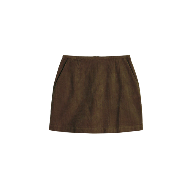 Aiayu Mini Skirt Corduroy