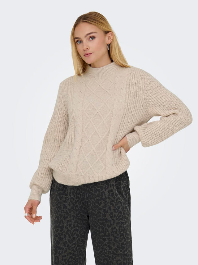 JDY Sigrid Life L/S HN Cable Pullover