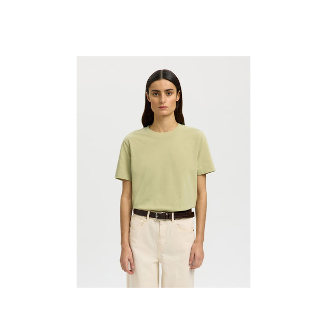 Selected Women T-shirt Essential SS Boxy Tee Noos