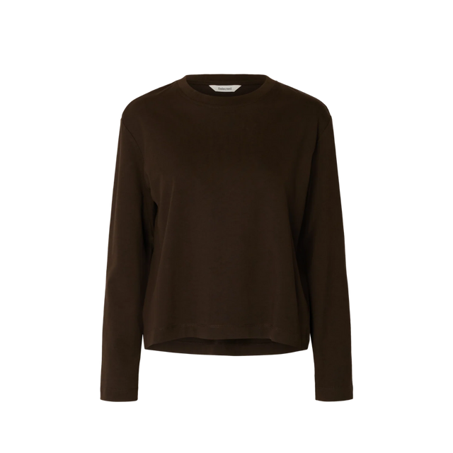 Selected Women-Slfessential LS Boxy Tee