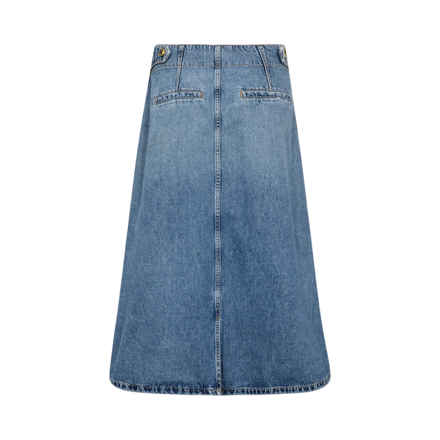Leala A-snit denim nederdel fra Mos Mosh - bag