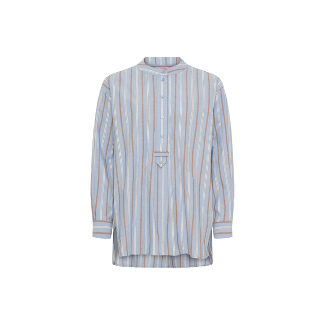 Ella bluse i striber fra Anne-mi - front