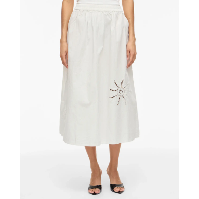 VILA Layki Midi Skirt