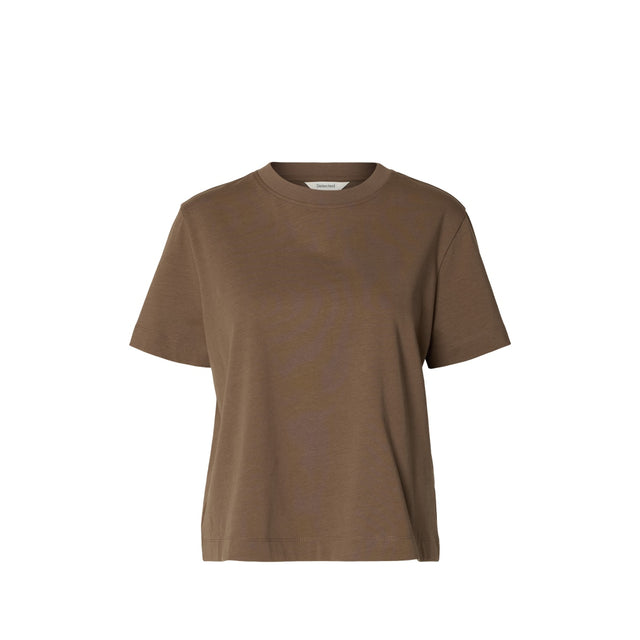 Selected Women T-shirt Essential SS Boxy Tee Noos