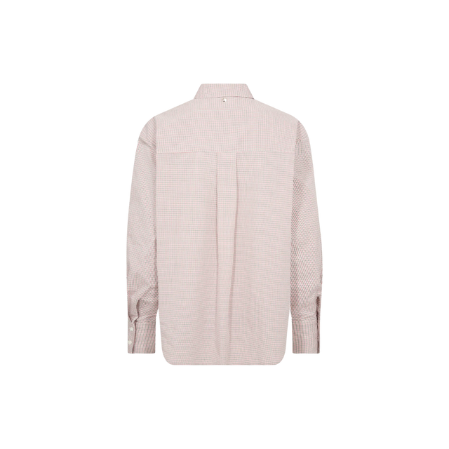 Smuk ternet oversize skjorte fra Mos Mosh - bag
