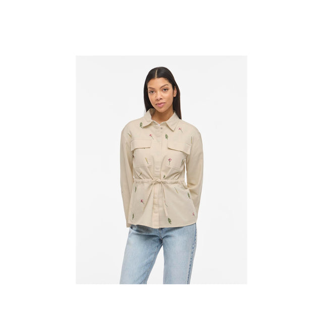 VILA Deny L/S Embroidery Jacket