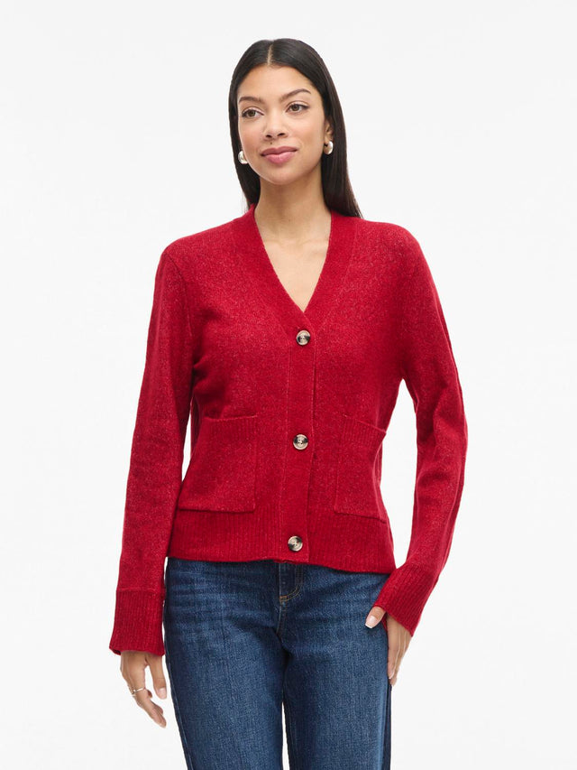 VILA Vimiraz V-Neck L/S Knit Cardigan